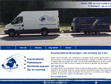 Tablet Screenshot of koeriercentrumgroningen.nl